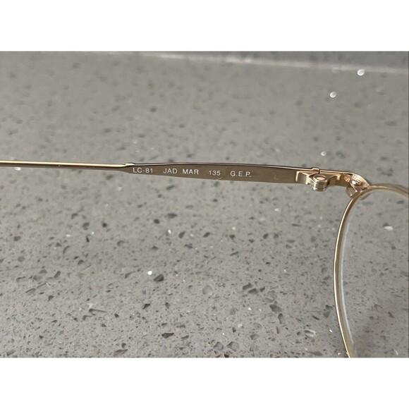 Liz Claiborne LC-81  JAD MAR Eyeglasses Frames Only Blue gold Full Rim 135 GEP - Picture 6 of 13